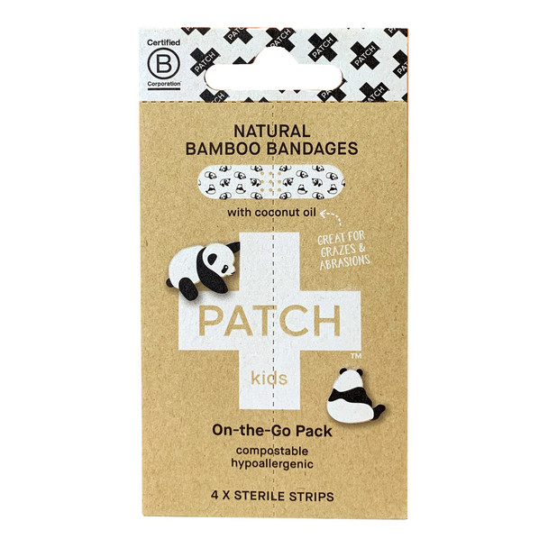 Patch Kids On The Go Pack Adhesive Strip with Coconut Oil, 3/4 x 3 Inch
