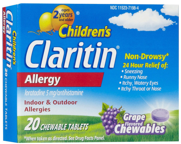Children's Claritin Loratadine Allergy Relief