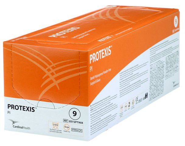 Protexis PI Polyisoprene Surgical Glove, Size 9, Ivory