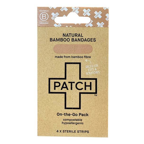 Patch On The Go Pack Tan Adhesive Strip, 3/4 x 3 Inch