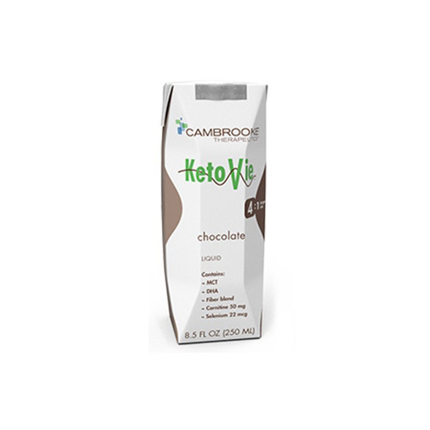 KetoVie 4:1 Chocolate Ketogenic Oral Supplement, 8.5 oz. Carton