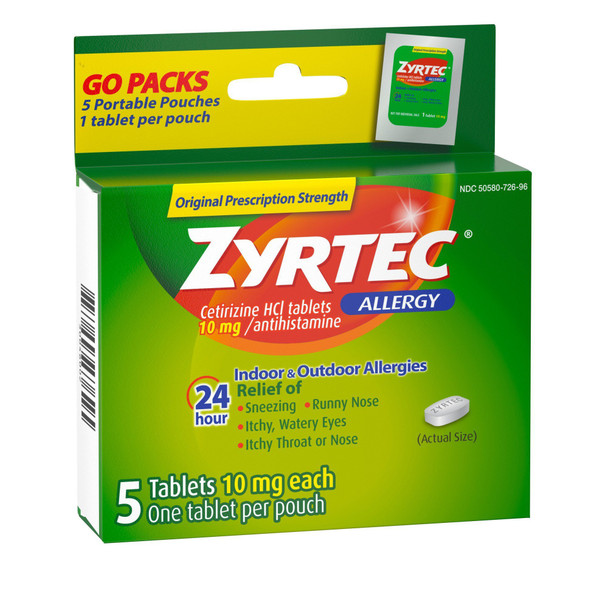 Zyrtec Cetirizine Allergy Relief