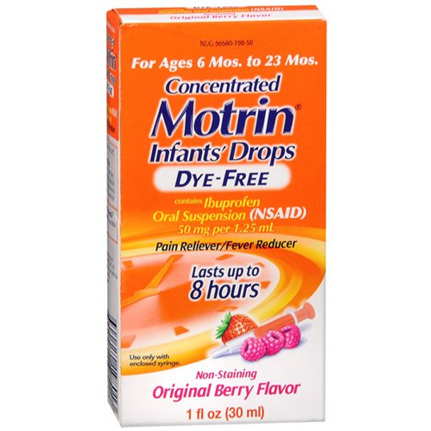 Motrin Concentrated Infants' Drops, Berry Flavor