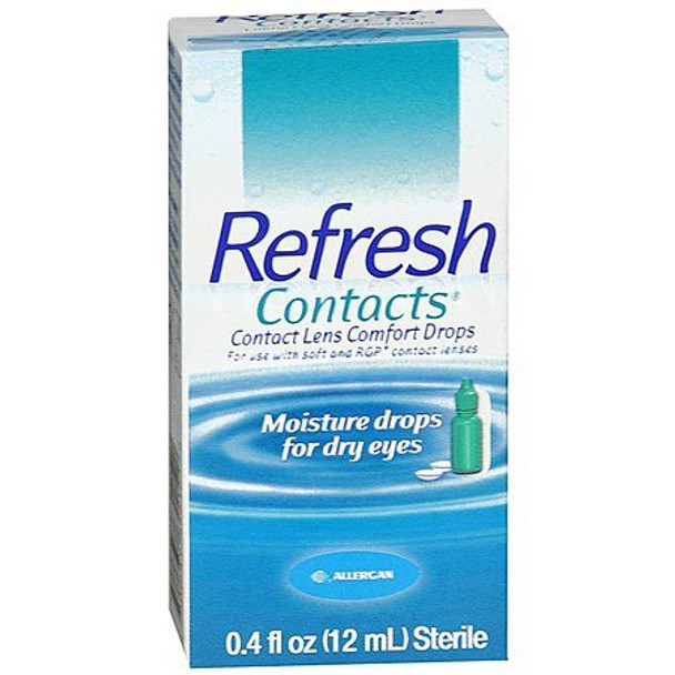 Contact Lens Solution Refresh Contacts 0.4 oz. Solution