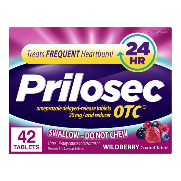 Antacid Prilosec OTC 20 mg Strength Tablet 42 per Box