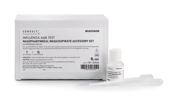 Flu Test Accessory Set Consult For use with McKesson Influenza Test