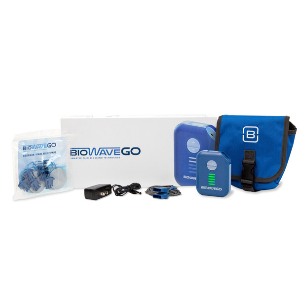 BioWaveGO Pain Relief Device for Back, Hip, Shoulder - Nerve Stimulator