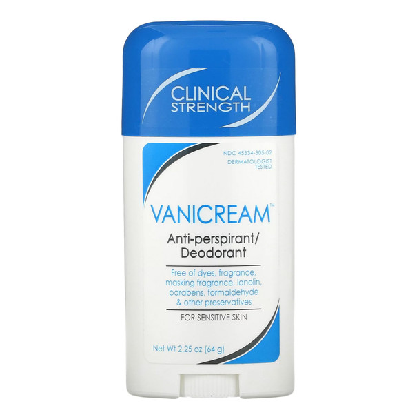 Antiperspirant / Deodorant Vanicream Solid 2.25 oz. Unscented