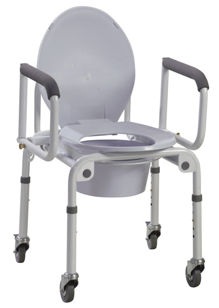 drive Commode Chair, 17 - 21 Inch Height