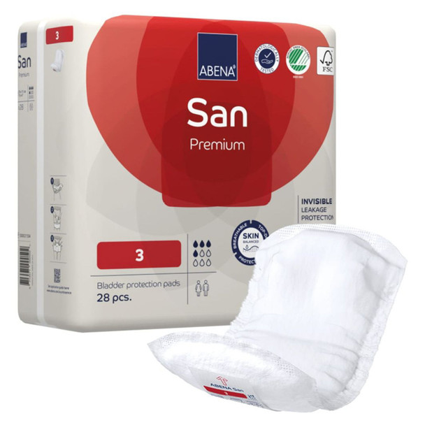 Abena San Premium Bladder Protection Pads, Size 3