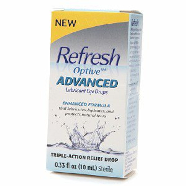 Eye Lubricant Refresh Optive Advanced 0.34 oz. Eye Drops