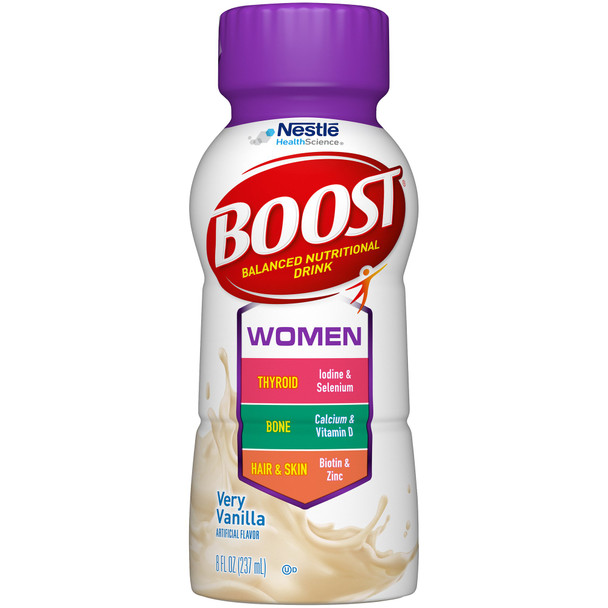 Boost Women Vanilla Oral Supplement, 8 oz. Bottle
