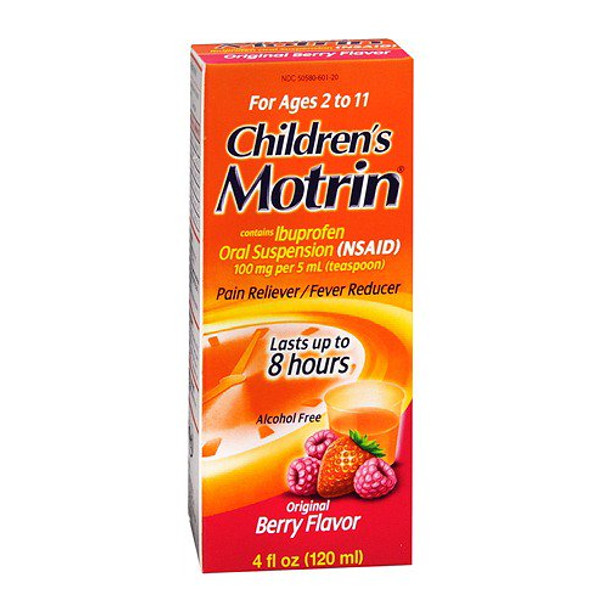 Children's Motrin Ibuprofen Children's Pain Relief, Berry Flavor