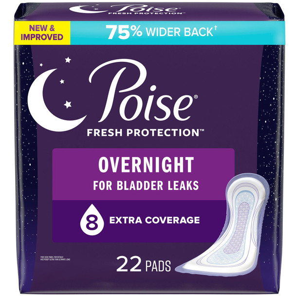 Poise Fresh Protection Overnight Pads