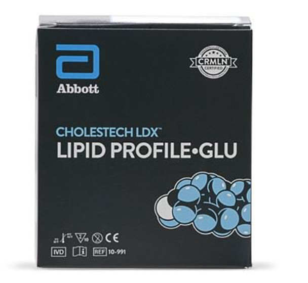 Reagent Cholestech LDX Lipid Profile Glucose / HDL / Total Cholesterol / Triglycerides For use with Cholestech LDX Analyzer 10 X 50 Tests
