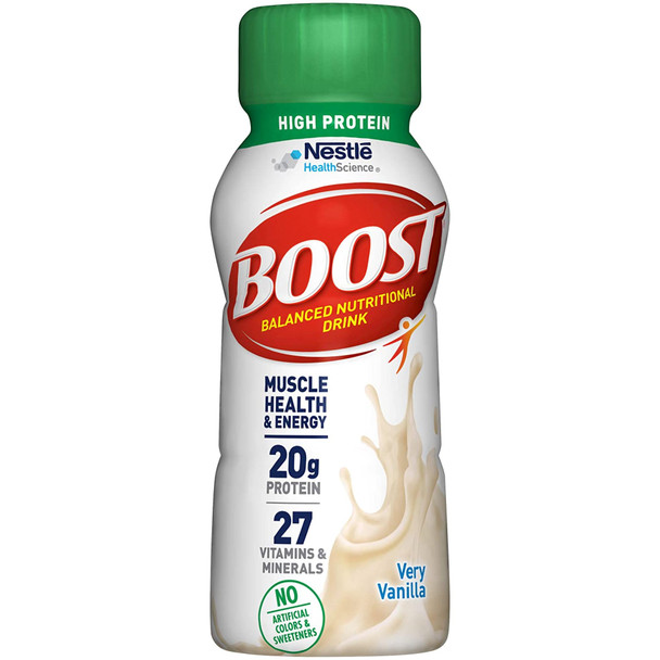 Boost High Protein Vanilla Oral Supplement, 8 oz. Bottle