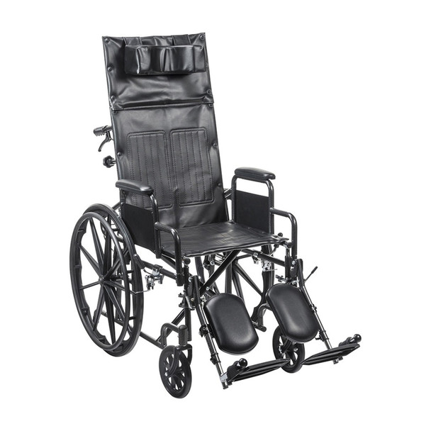 drive Silver Sport Reclining Wheelchair, 16-Inch Seat Width
