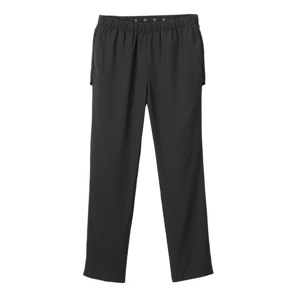 Silverts Women's Open Back Gabardine Pant, Black, X-Large