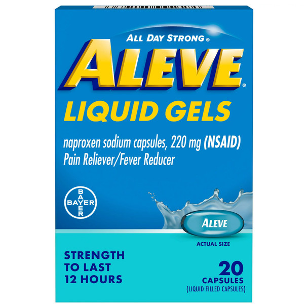 Pain Relief Aleve 220 mg Strength Naproxen Sodium Capsule