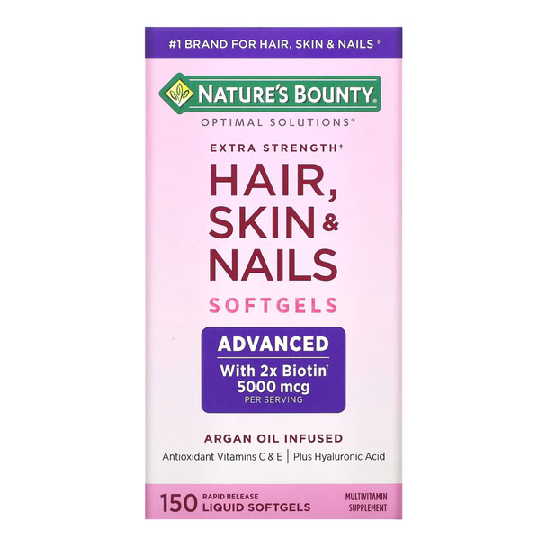 Skin / Hair Supplement Nature's Bounty Softgel 150 per Bottle
