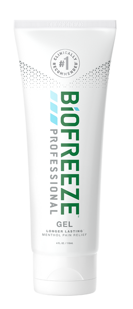 Topical Pain Relief Biofreeze® Professional 5% Strength Menthol Topical Gel 4 oz. TUBE GREEN