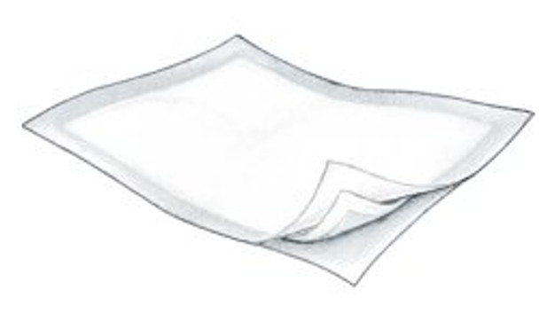 Disposable Underpad Curity Crib Liner 10 X 14 Inch Fluff Light Absorbency 600/CS