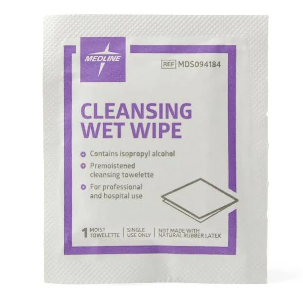 Antiseptic Skin Towelette was Med Nap Individual Packet Alcohol Scent 100 Count 100/BX
