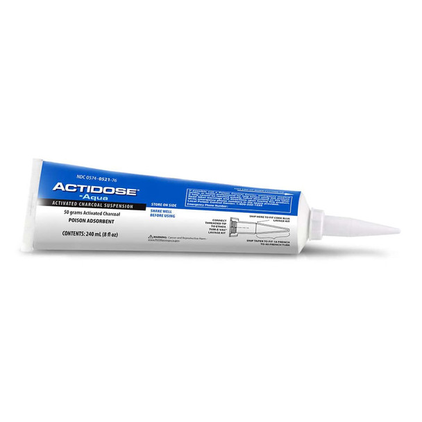 Poison Absorbent Actidose-Aqua 50 Gram Strength Oral Suspension 240 mL 1/EA