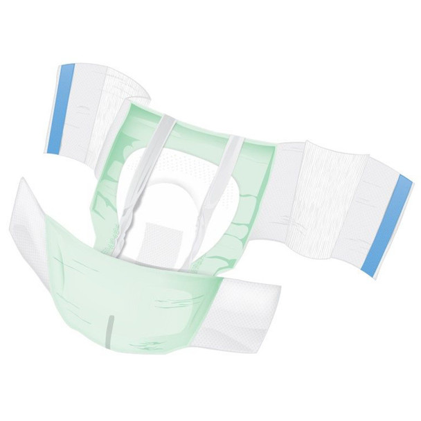 Unisex Adult Incontinence Brief Wings Plus Size 3 Disposable Heavy Absorbency 16/BG