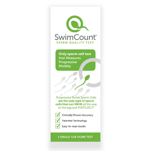 Sexual Health Test Kit SwimCount Sperm Quality Test 24 Tests CLIA Waived 1/KT
