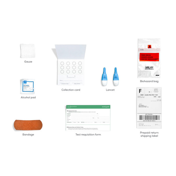 1244651_CS Blood Collection and Transport Kit Everlywell Collection Card Sterile 12/CS 1244651_CS Blood Collection and Transport Kit Everlywell Collection Card Sterile 12/CS