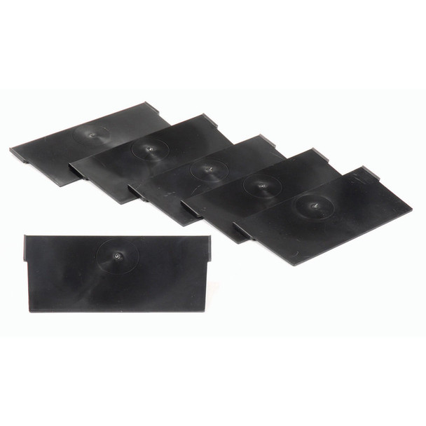 Bin Width Divider Akro-Mils 10 Inch Black Polypropylene 24/PK