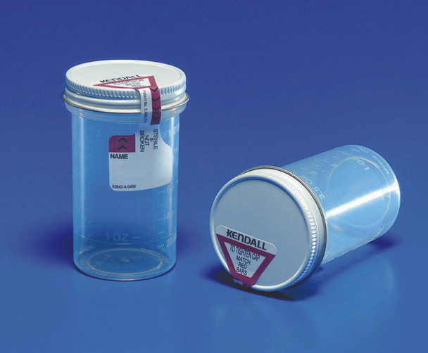 Specimen Container Precision 2-1/2 X 2-3/4 Inch 120 mL (4 oz.) Screw Cap Unprinted Sterile 1/EA