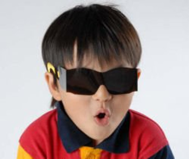 Post Mydriatic Glasses Easy Eyes Bronze Tint Film Lens Over Ear Pediatric 100/BX