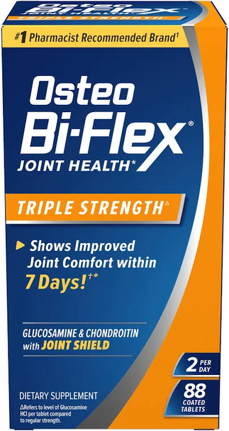 Joint Health Supplement Osteo-Bi-Flex with 5 Loxin Advanced Glucosamine 1,500 mg Strength Caplet 80 per Bottle 80/BX