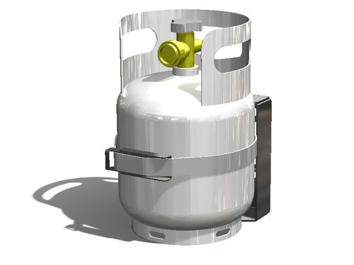 BackPAC Rear Door Storage 5lb Manchester Propane Tank Holder - Universal
