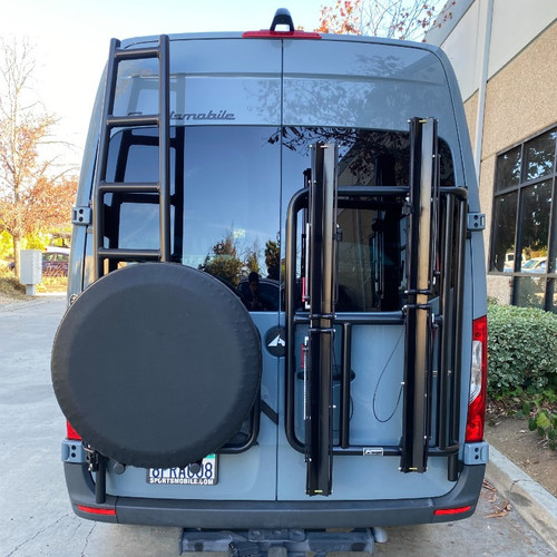 Rear Door Vertically Integrated Bike Rack System - Universal