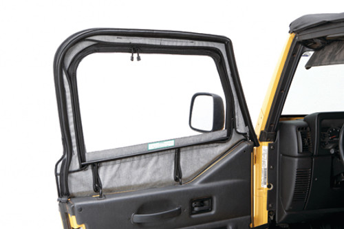 Fabric Door Skins - '97-06 Wrangler TJ (Black Diamond)