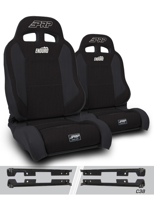 Enduro Elite Suspension Seat - Trek Edition, Kit for Jeep Wrangler JK/JKU (Pair)