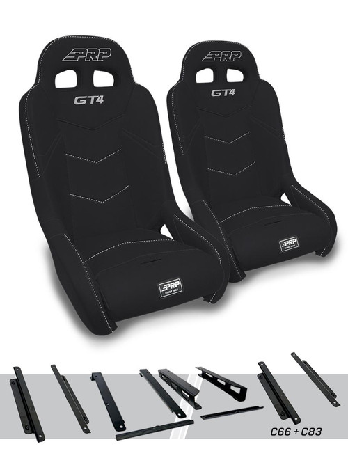 GT4 Suspension Seats Kit for Honda Talon (Pair)