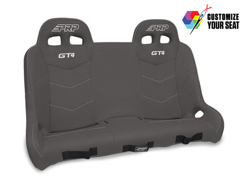 GT4 Quick Release Rear Suspension Bench Seat (Custom) for Polaris RZR PRO XP4, PRO R4, PRO S4, Turbo R4