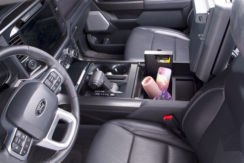 Center Console Safe for 2024-2026 Ford F150 - Keyed Lock