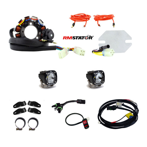 90W AC to DC Lighting Stator Upgrade Kit/S1 Universal Moto Light Kit Package - Honda CRF450X '05-18