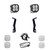 Dodge/Ram XL80 A-Pillar Light Kit - Ram 2019-23 1500 Rebel; 2021-23 1500 TRX