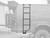 Red Ford E-Series van equipped with an Aluminess black side ladder.