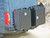 Blue Mercedes Sprinter van with Aluminess Slimline Rear Bumper and dual box swing arms.