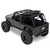 Trektop® Slantback Soft Top - Jeep 2004-06 Wrangler TJ; 4-Door; Premium Black Twill