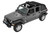 Trektop® Slantback Soft Top - Jeep 2018-Current Wrangler JL; 4-Door; Black Diamond