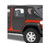 Full Fabric Doors - '07-18 Wrangler JK 4-Door; (Rear Doors; Black Twill)