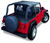 Header Targa Bikini - '03-06 Wrangler TJ (Black Diamond)
